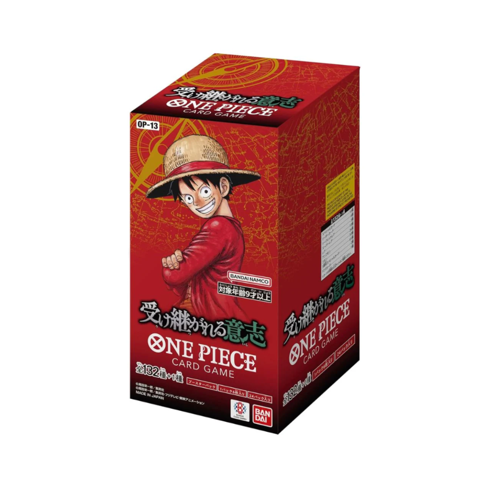 One Piece TCG OP-13 Carrying On His Will Booster Display – japanische Edition (24 Boosterpacks)