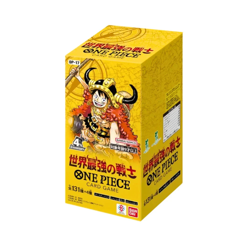 One Piece TCG OP-17 The World's Strongest Warriors Booster Display japanische Edition (JP)