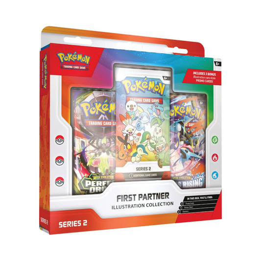Pokémon TCG First Partner Illustration Collection Series 2 Collection – englische Edition mit Illustration-Rare-Promos
