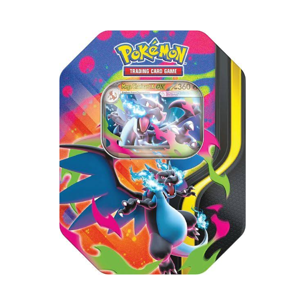 Pokémon Mega Charizard X ex Tin Box – englische Edition (EN) mit Promokarte