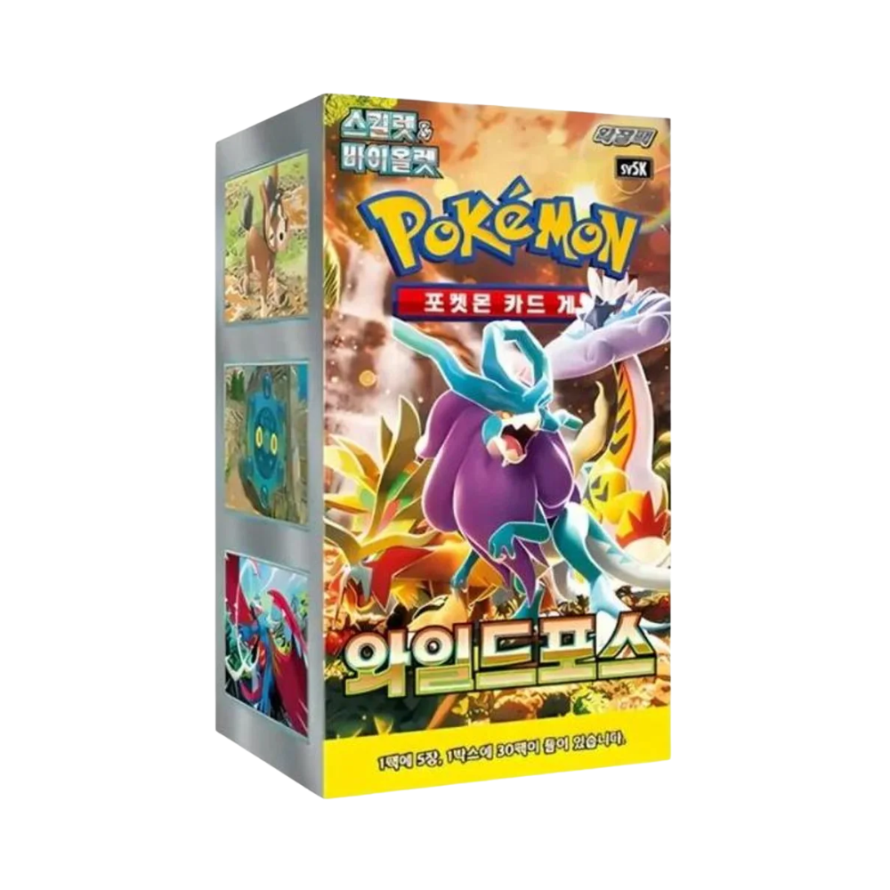 Pokémon Wild Force Booster Display – Koreanisch, 30 Booster Packs